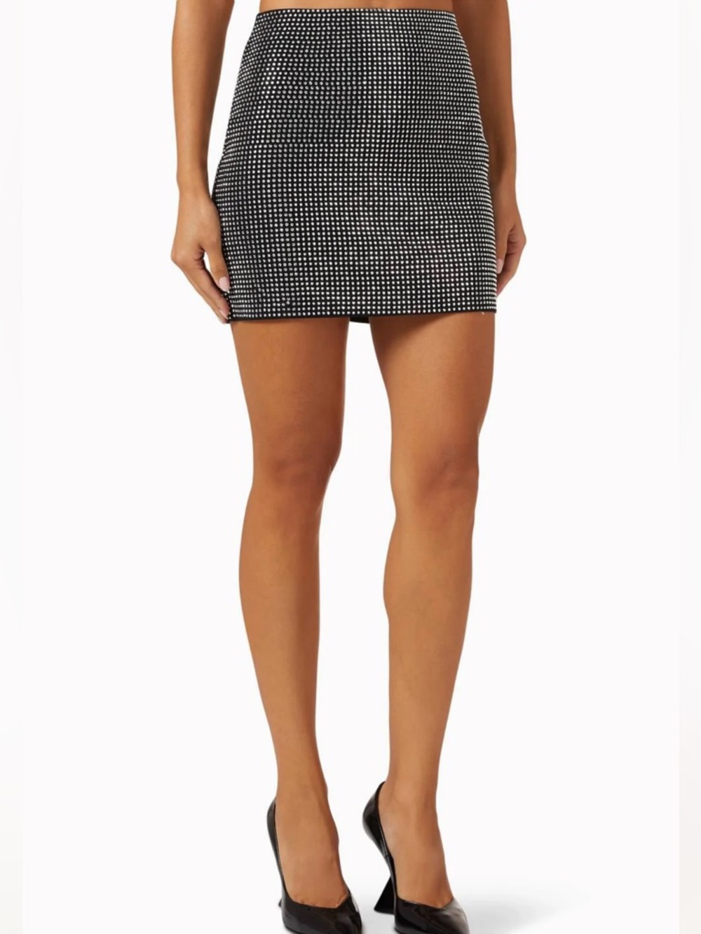 Good American black crystal skirt - NWT
Size small